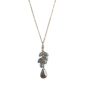 14kt Salt & Pepper Diamond Cascade Necklace
