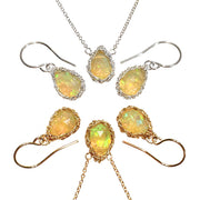 Welo Opal Necklace In Gold