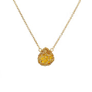 Citrine Necklace In Gold