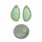 Ocean Post Earrings in Silver