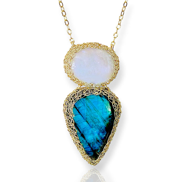 Sierra Double Necklace in Gold
