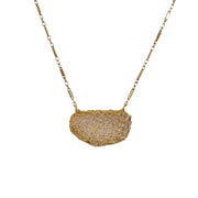 Kunzite Horizon Necklace In Gold