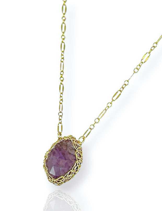 Tanzanite Talia Necklace In Gold