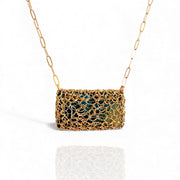 Horizon Labradorite Necklace in Gold