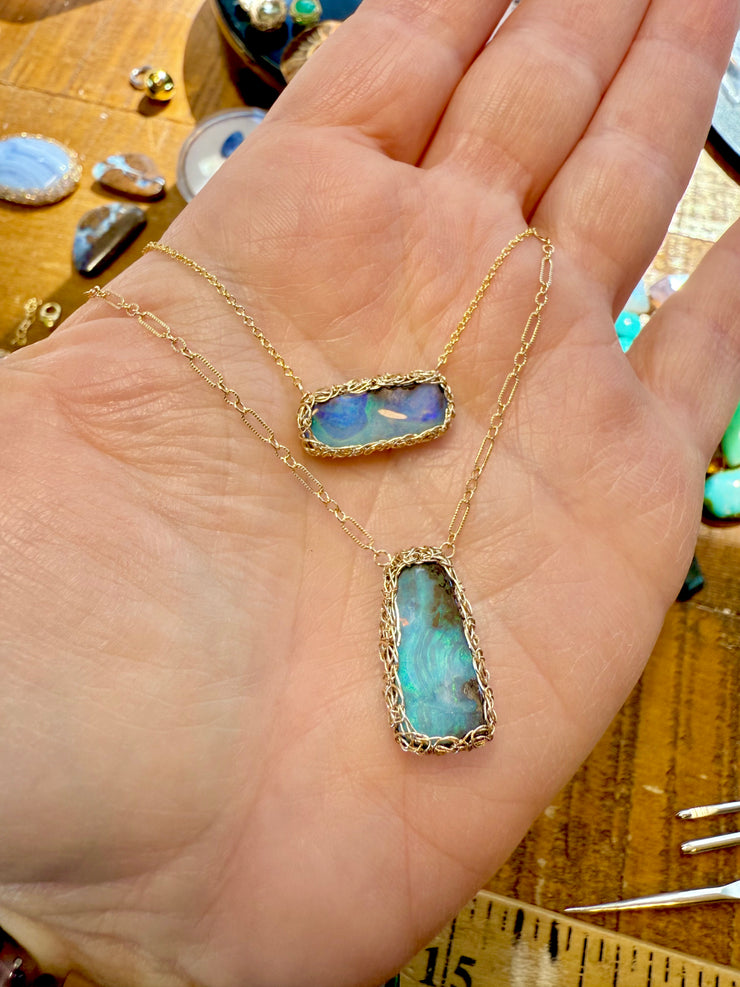 Sydney Australian Boulder Opal In Gold