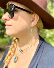 14 Karat Boulder Opal Necklace