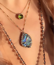 14 Karat Boulder Opal Necklace