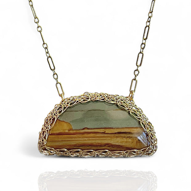 Owyhee Jasper Desert View Necklace