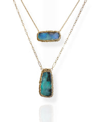 Sheila Australian Boulder Opal In Gold