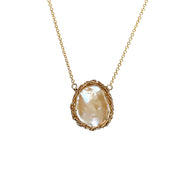 Keshi Pearl Necklace In Gold