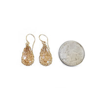 Morganite Earrings in Gold