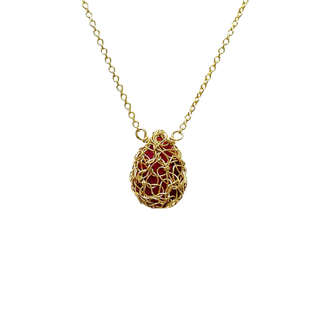 Ruby Necklace In Gold